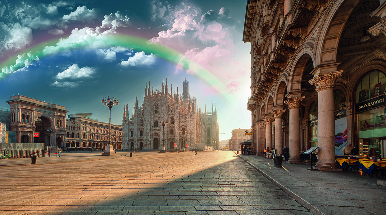 Milano over the rainbow